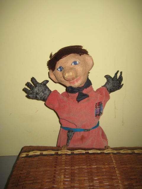 photo of my cowboy puppet