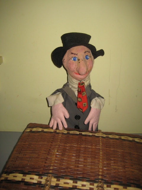photo of my old man puppet